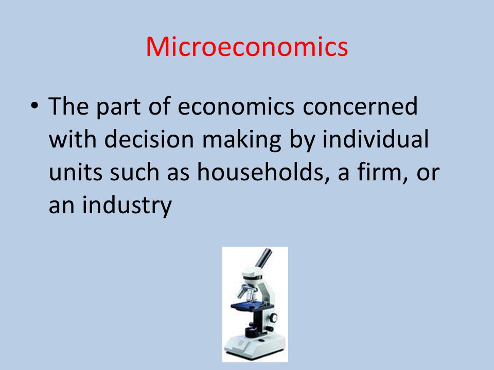 Microeconomics limits alternatives choices